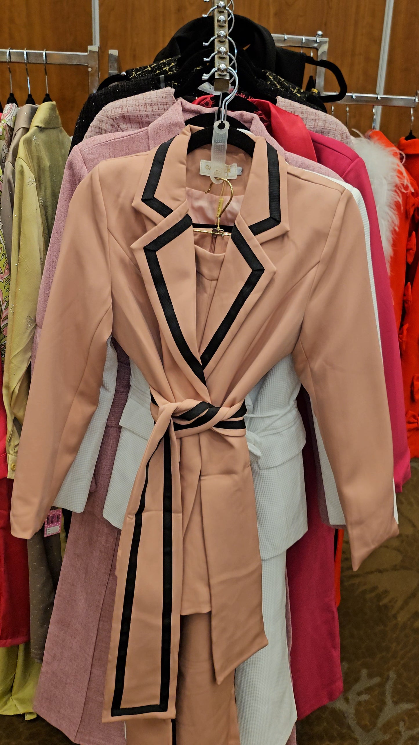 Blush Pink Kimono Suit