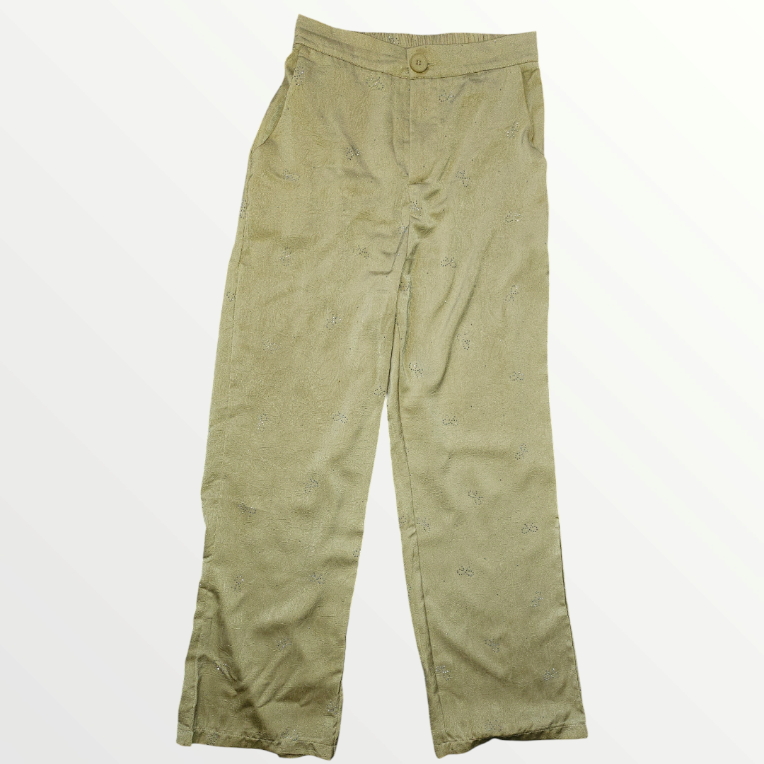 Chartreuse Rhinestone Co-Ord