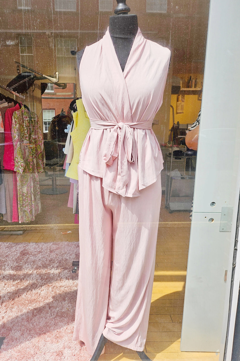 Blush Pink Trouser Set