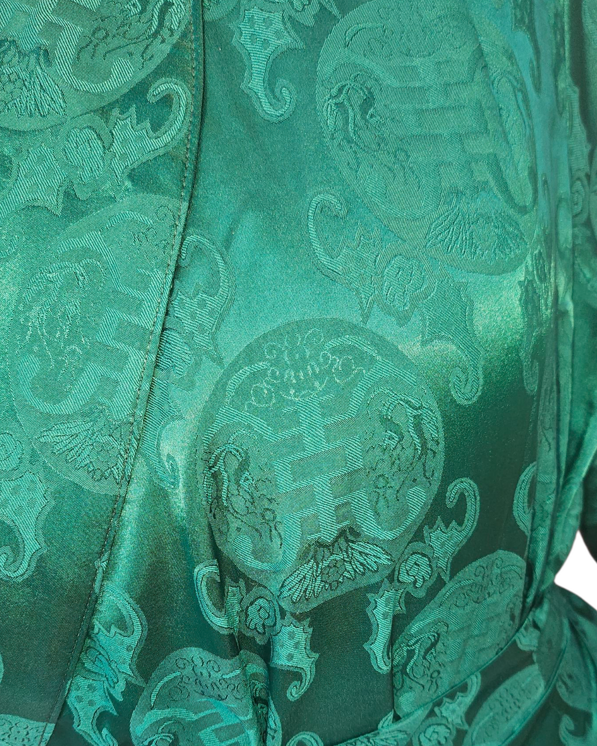 Emerald Green Silk Dress/Shacket