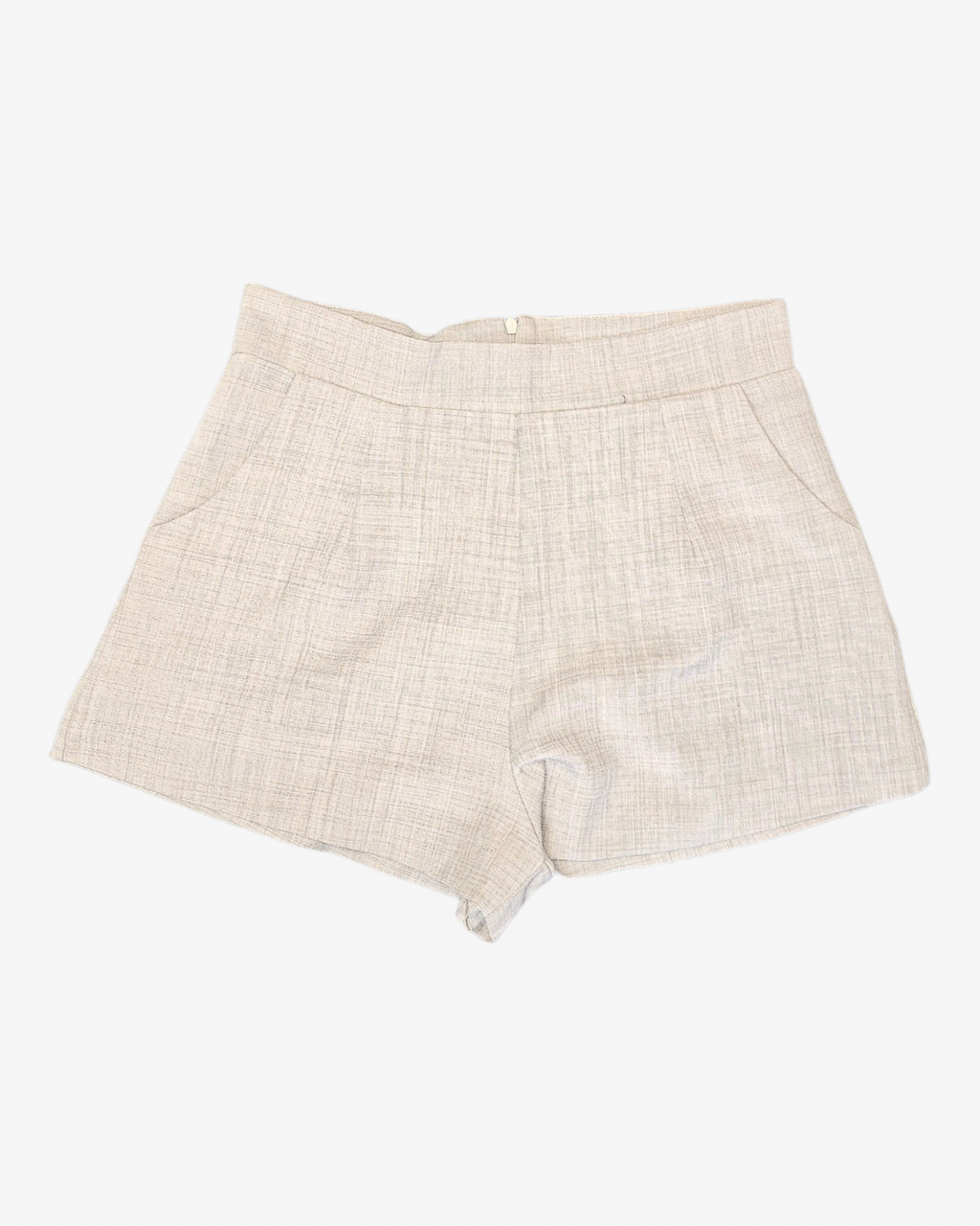 Grey Asymmetrical Shorts Co-Ord