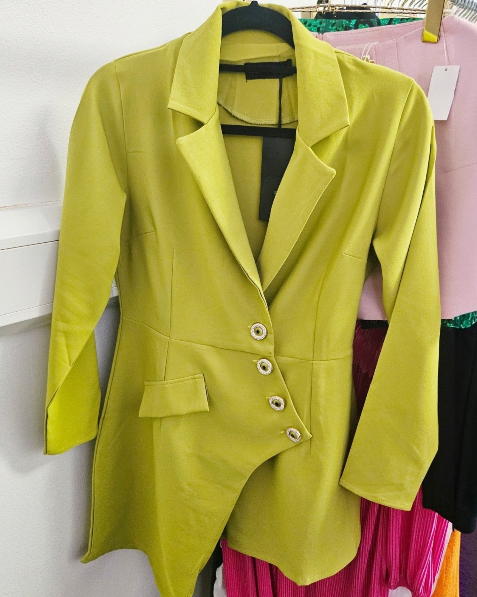Lime Asymmetric Top