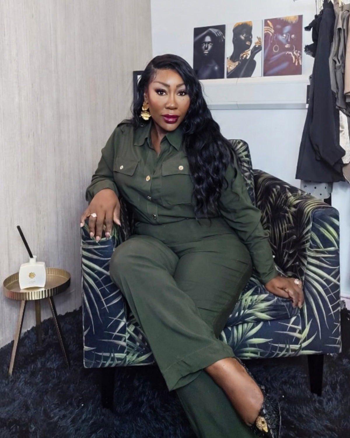 Deep Olive Green Military Co-ord