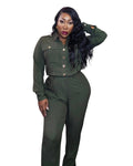 Deep Olive Green Military Co-ord