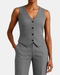 Grey Pinstripe Co-Ord