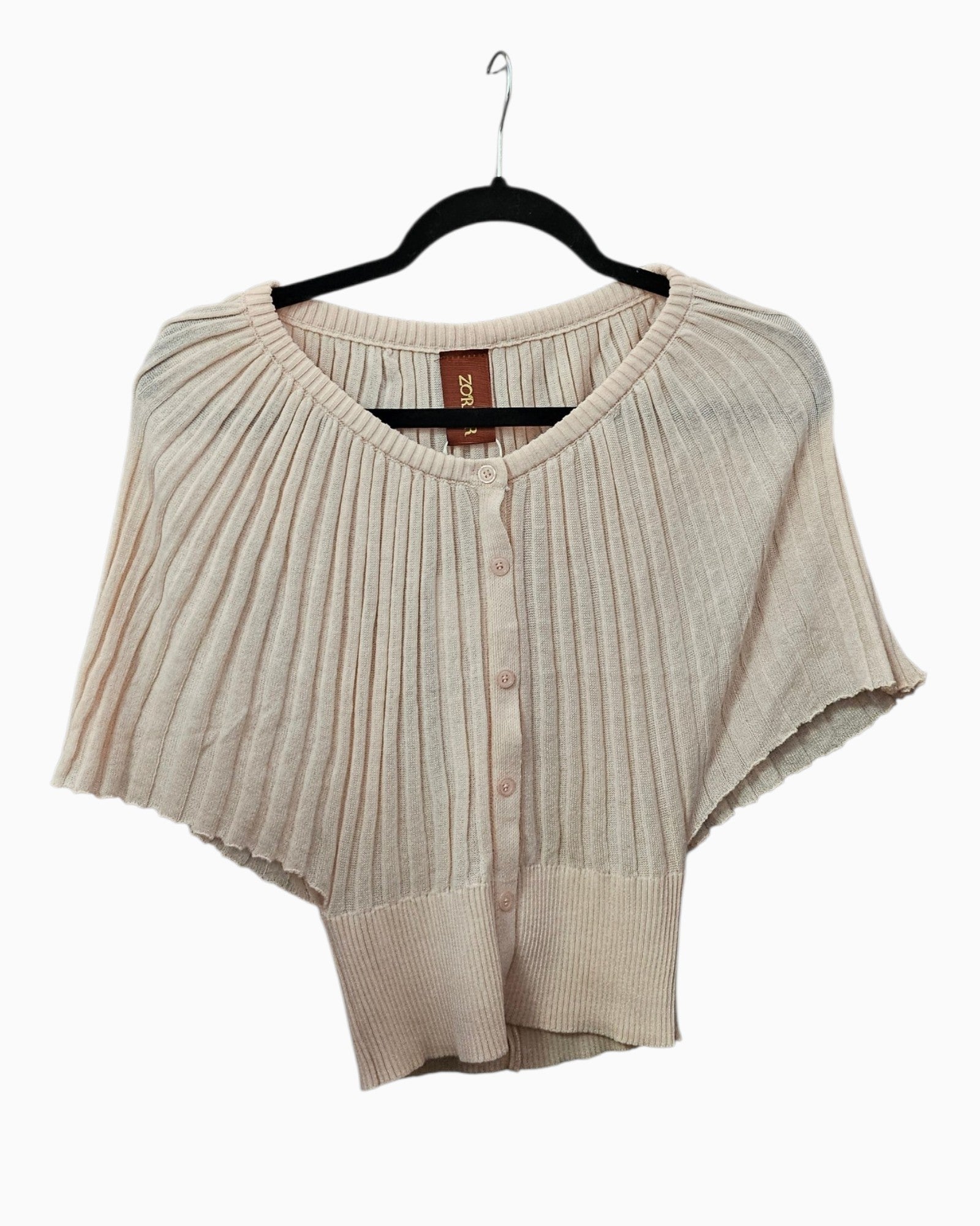 Pink knit top