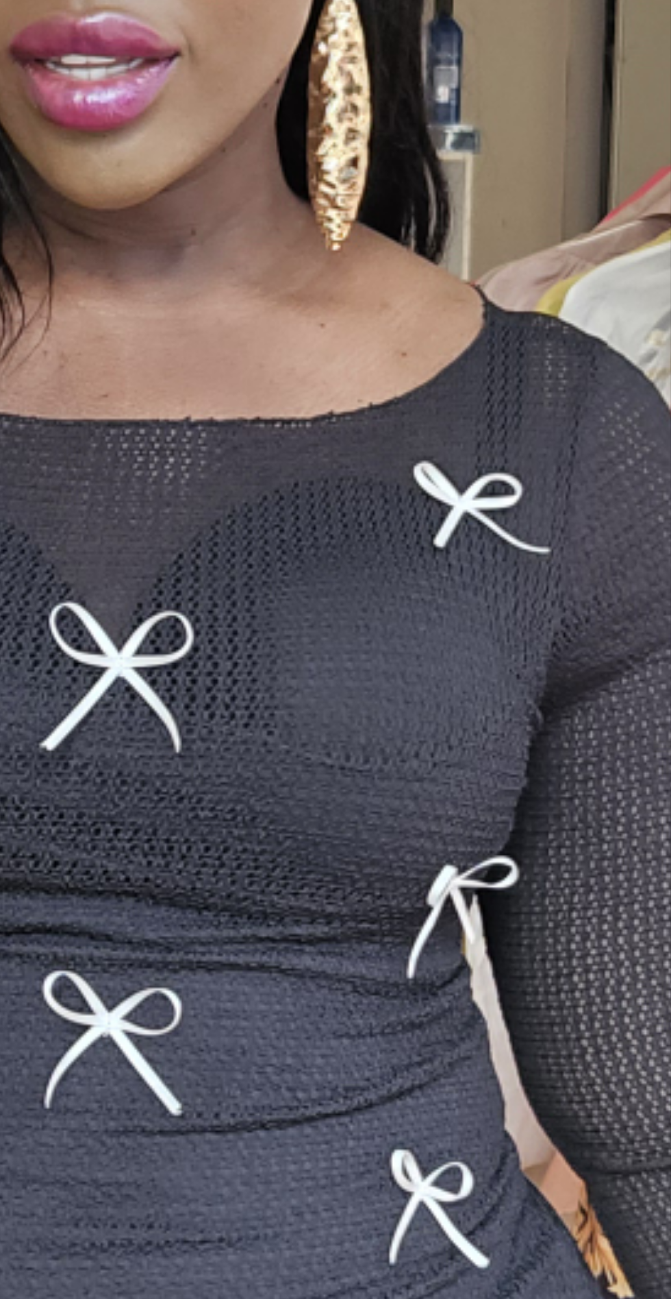 Black Bow Dress
