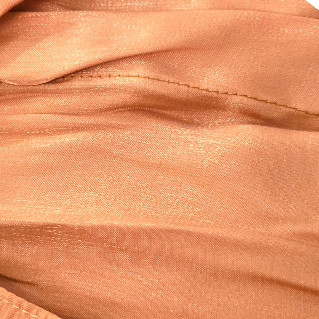 Orange Shimmer Shorts Set