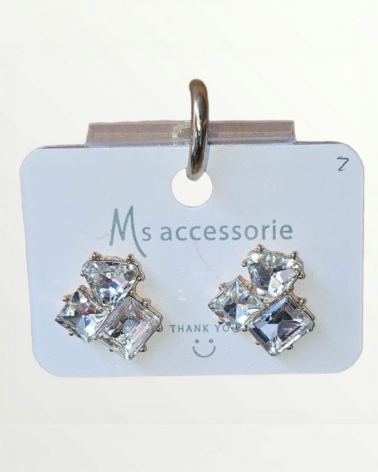 Cluster Stud Earrings