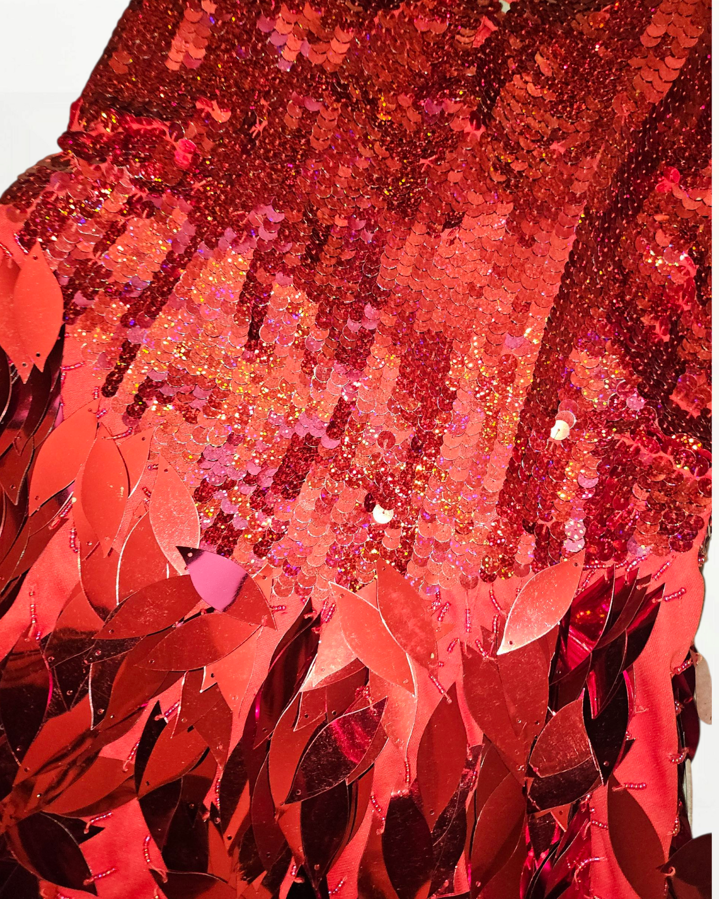 Red Sequin Dress