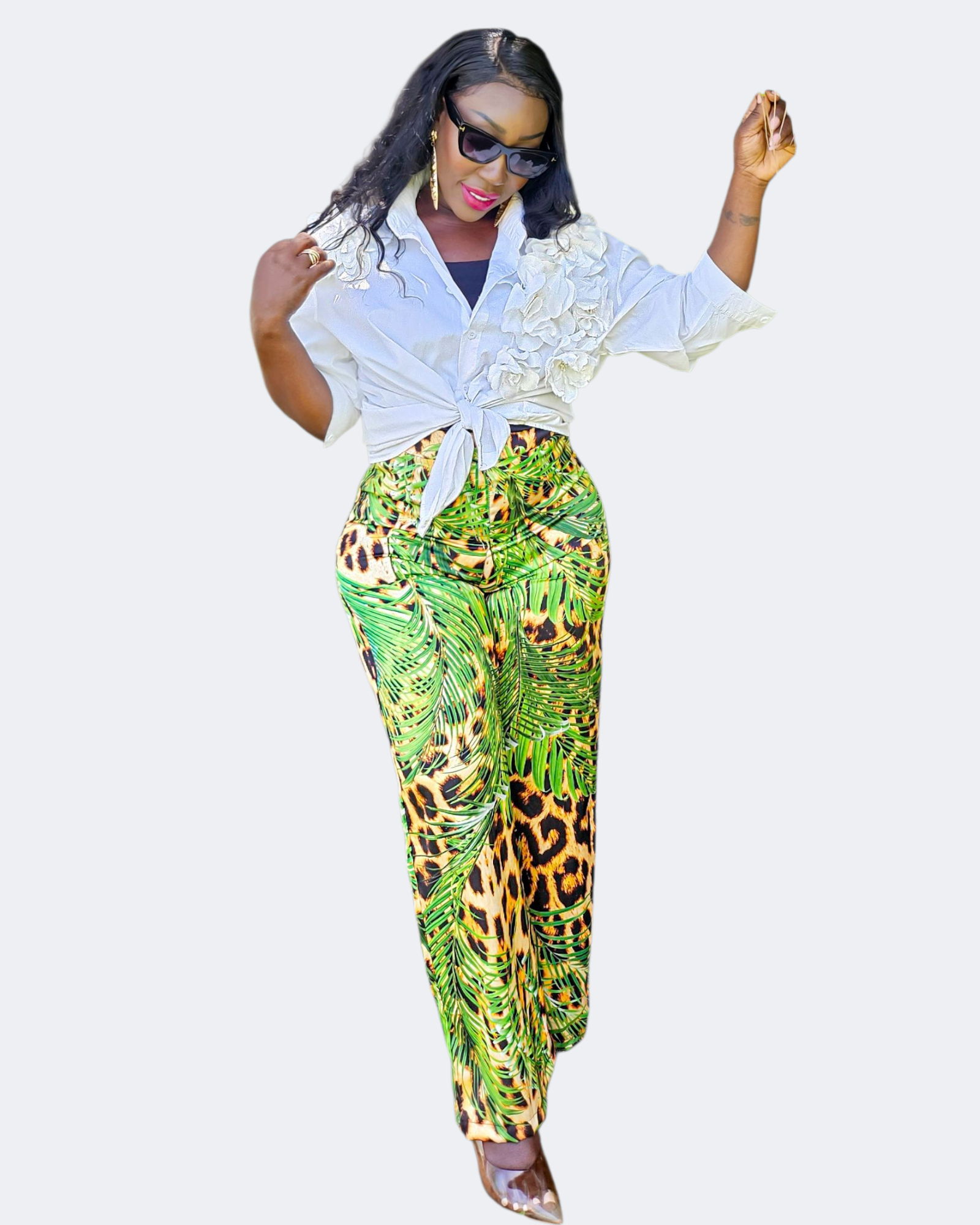 Jungle Print Pants