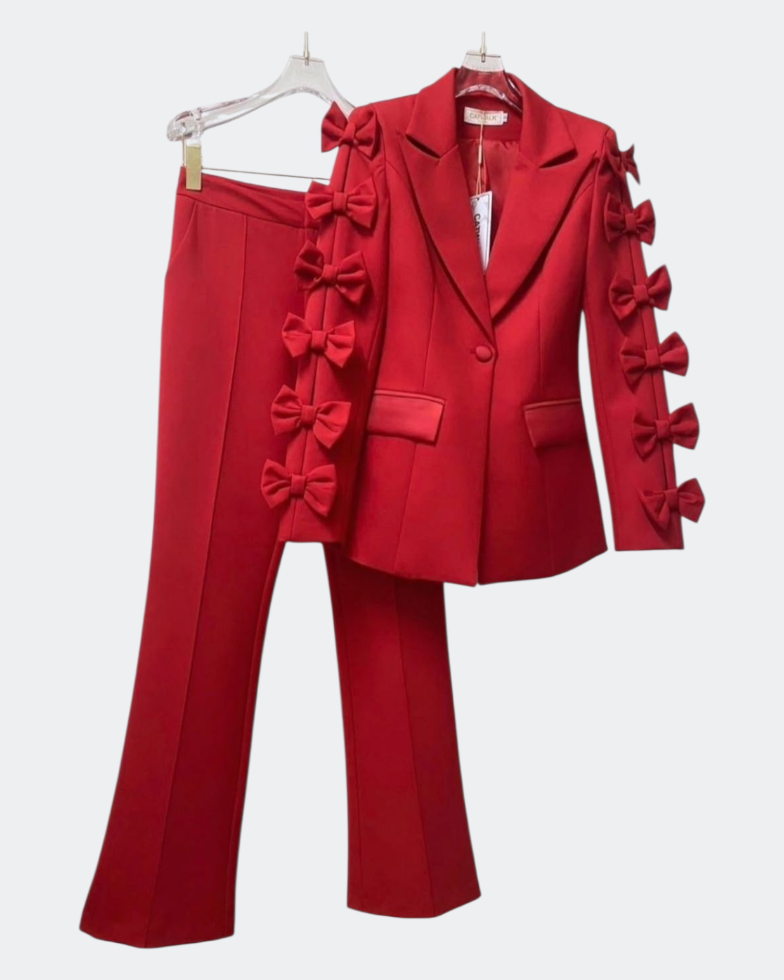 Red Bow Suit
