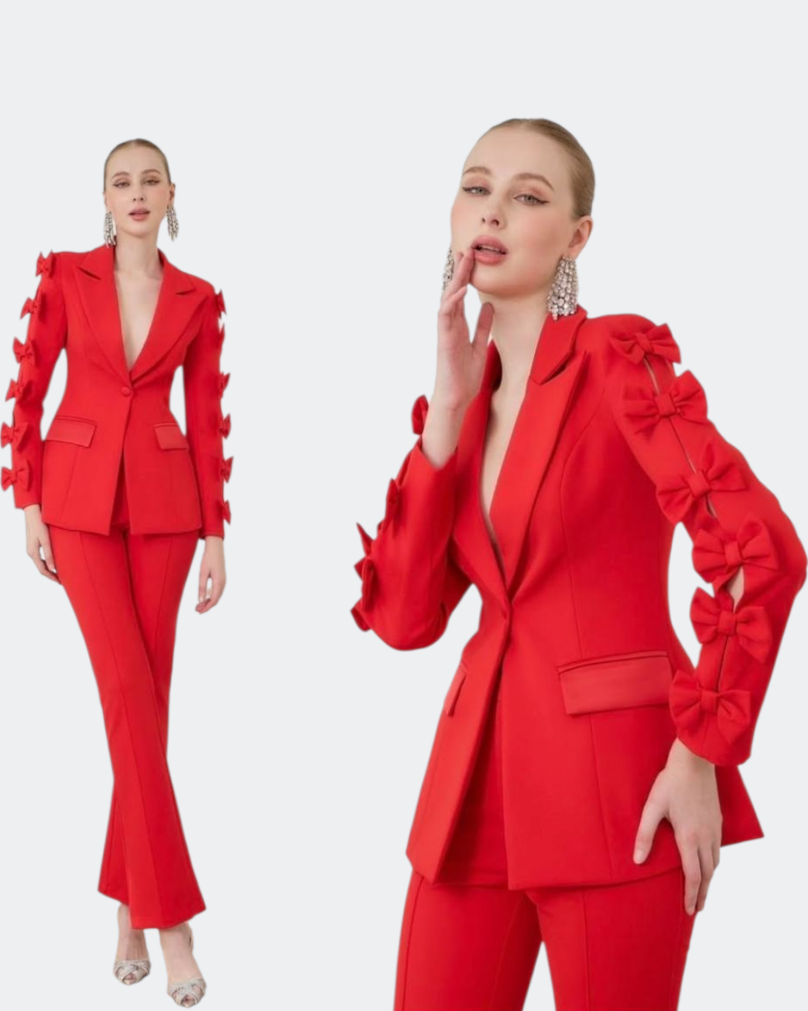 Red Bow Suit