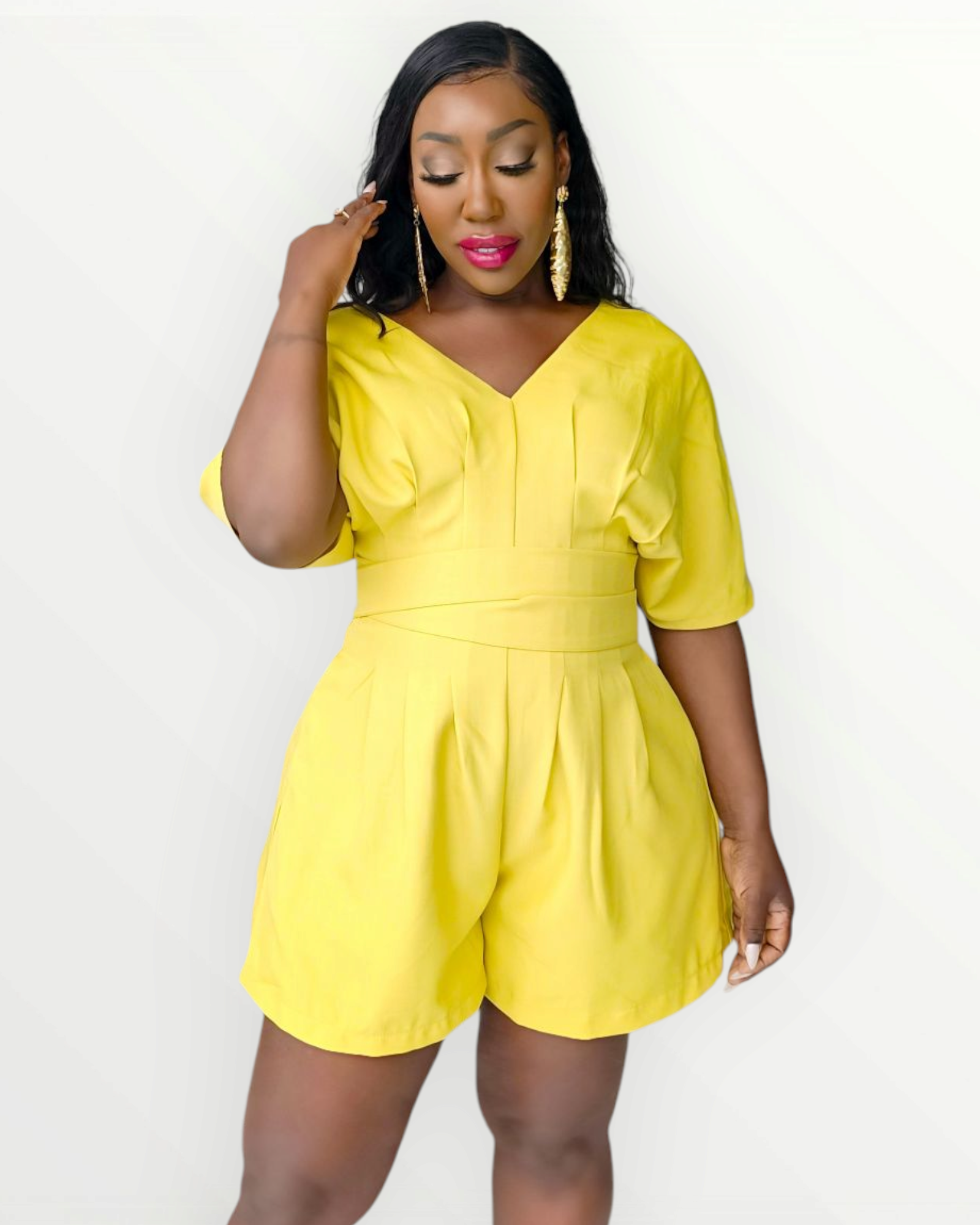 Yellow Playsuit