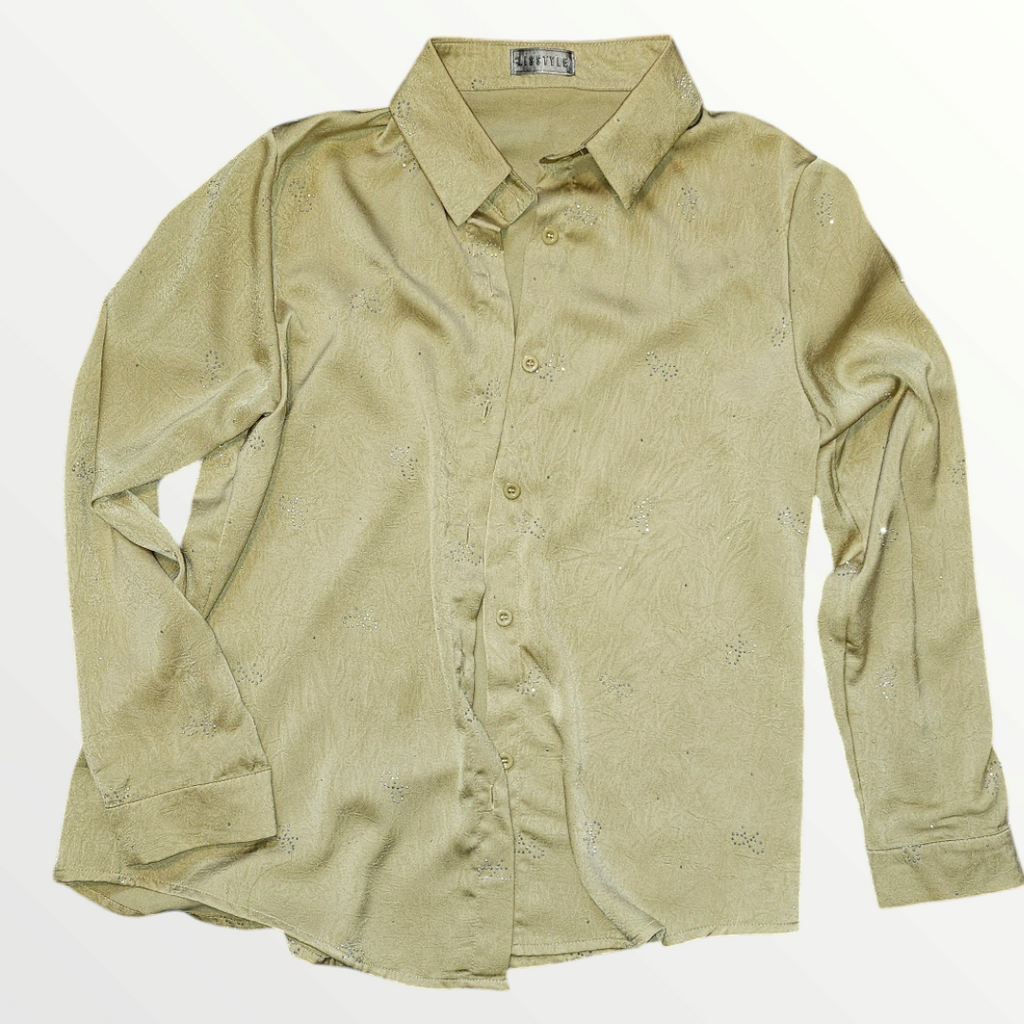 Chartreuse Rhinestone Co-Ord