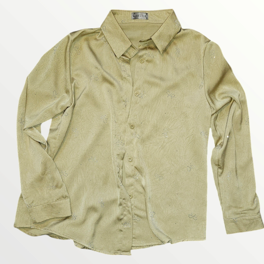 Chartreuse Rhinestone Co-Ord