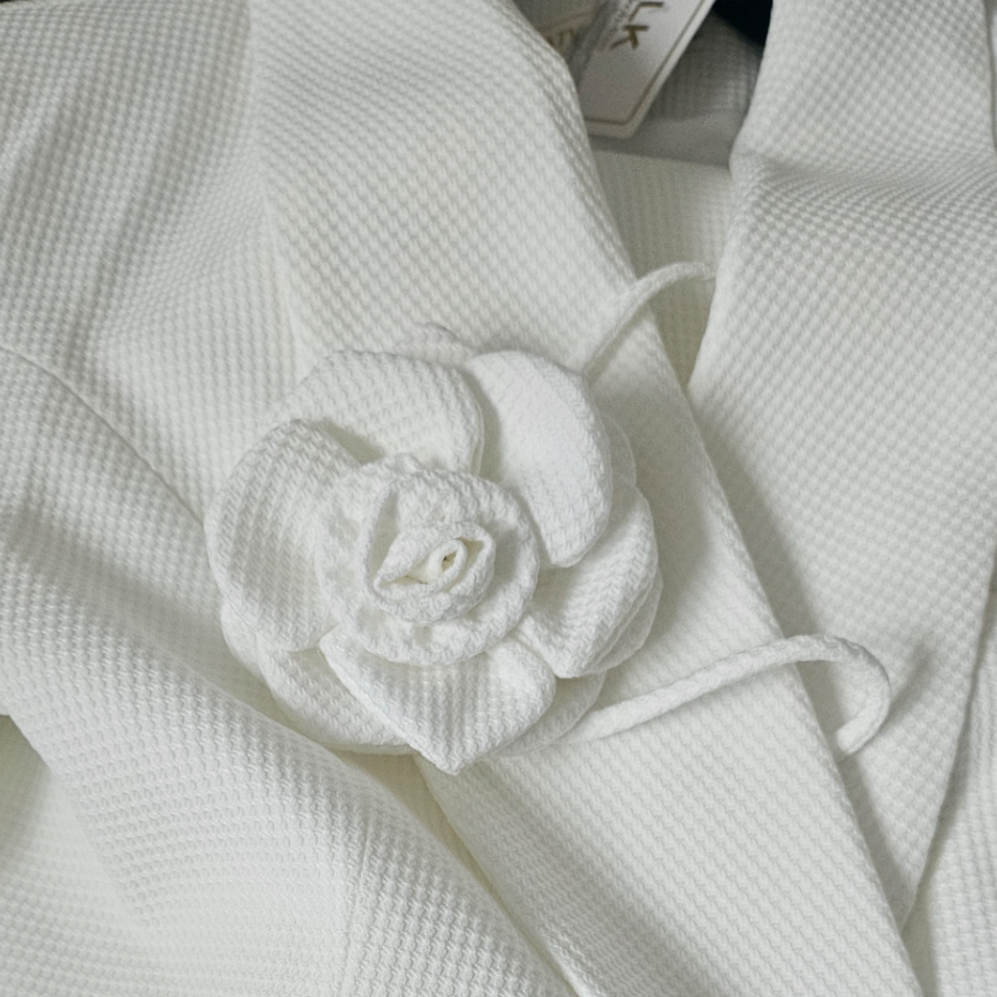 White Textured Suit