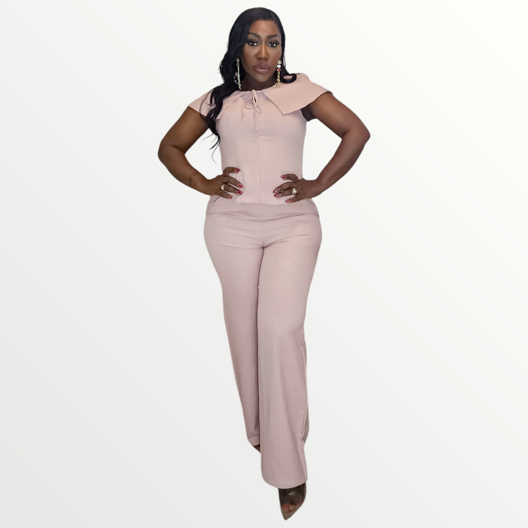 Blush Pink Cape Set