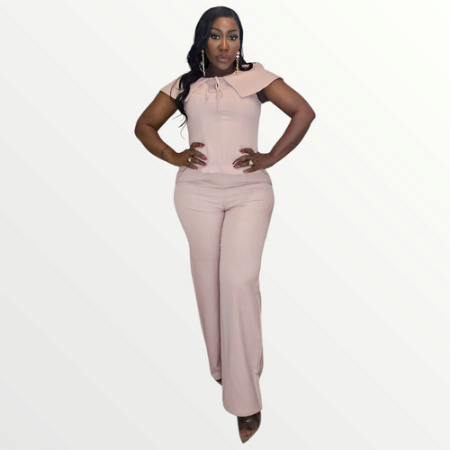 Blush Pink Cape Set