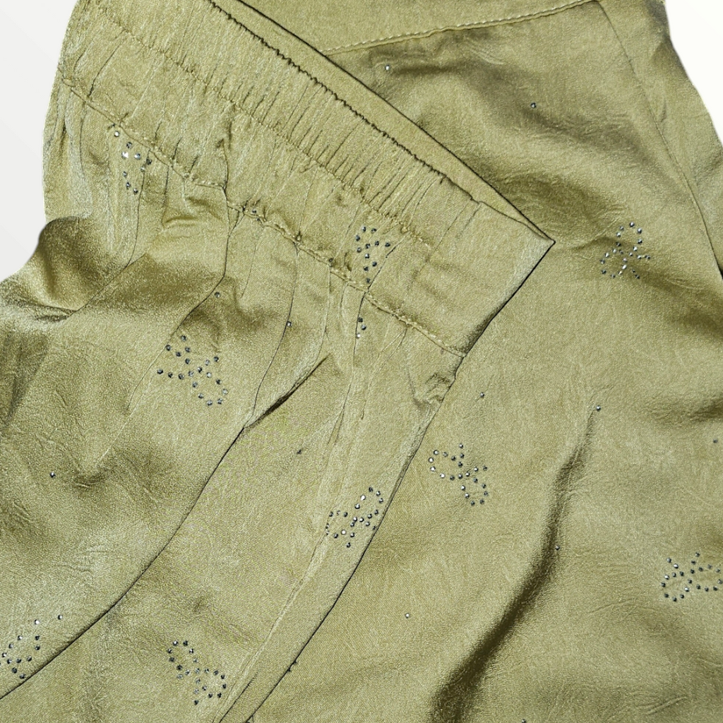 Chartreuse Rhinestone Co-Ord