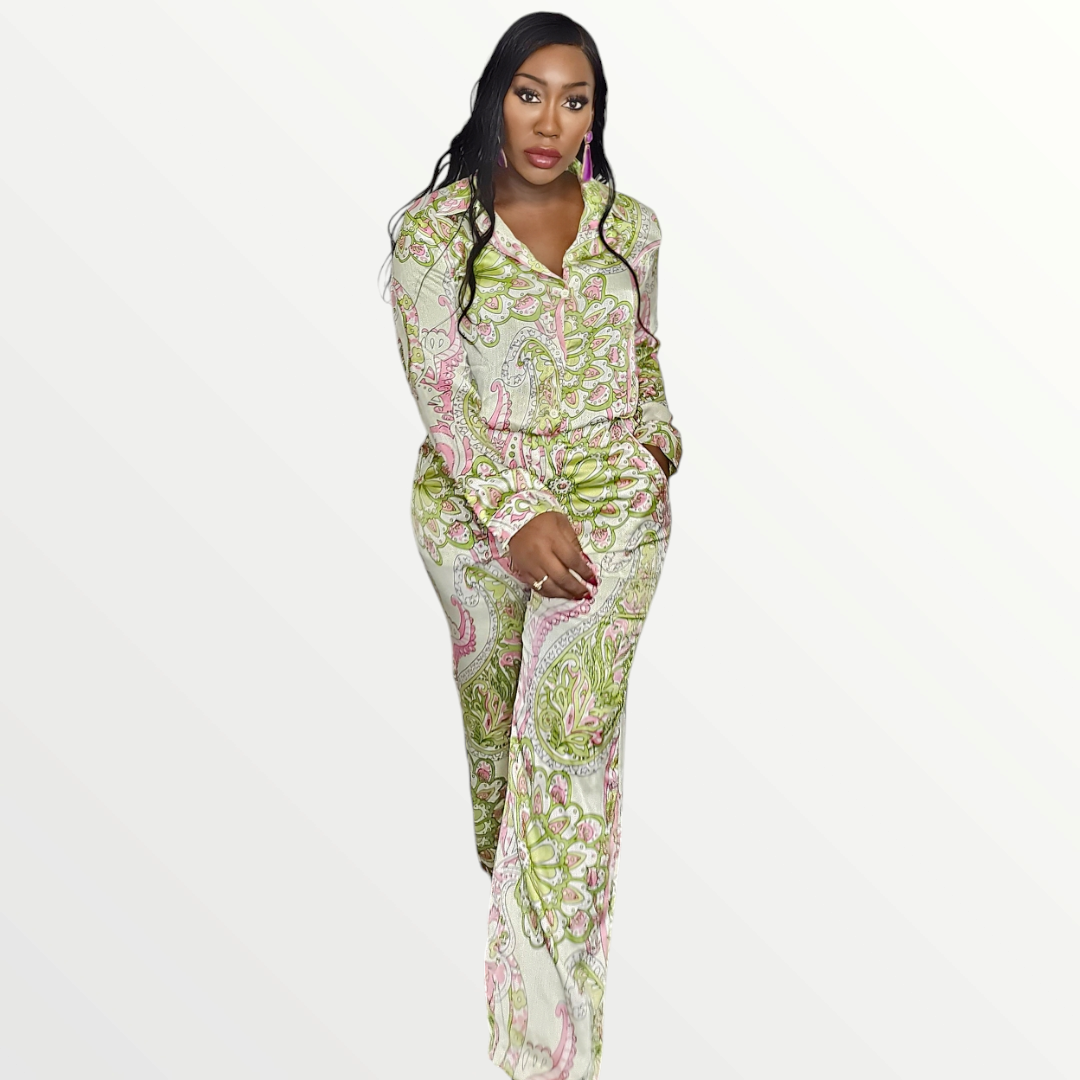 Pink & Green Co-Ord